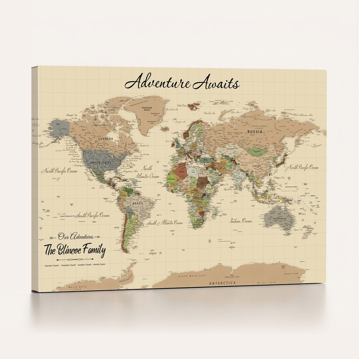 Custom World Maps