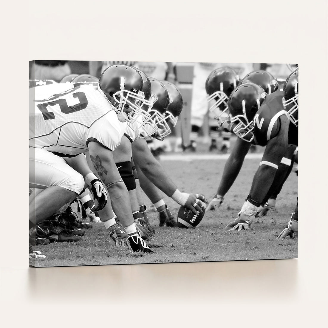 American Football Player Wall Art Canvas Print