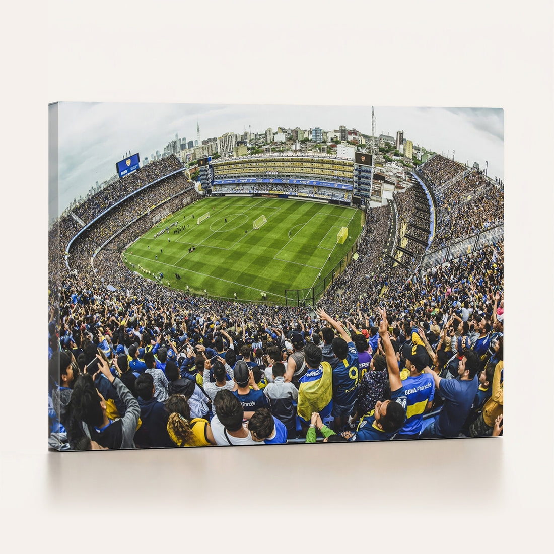 Boca Juniors Soccer Team Print Wall Art, Buenos Aires Bombonera Stadium