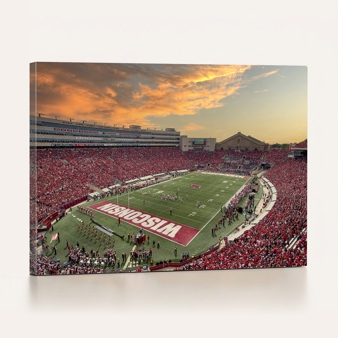 Camp Randall Stadium Wisconsin Badgers Large Wall Art Canvas