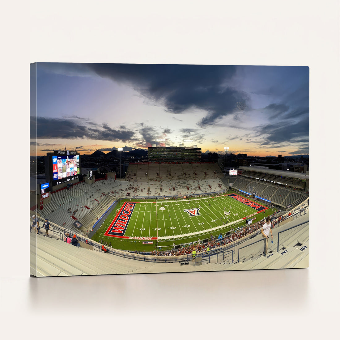 Arizona Wildcats Football Team Print, Tucson Arizona