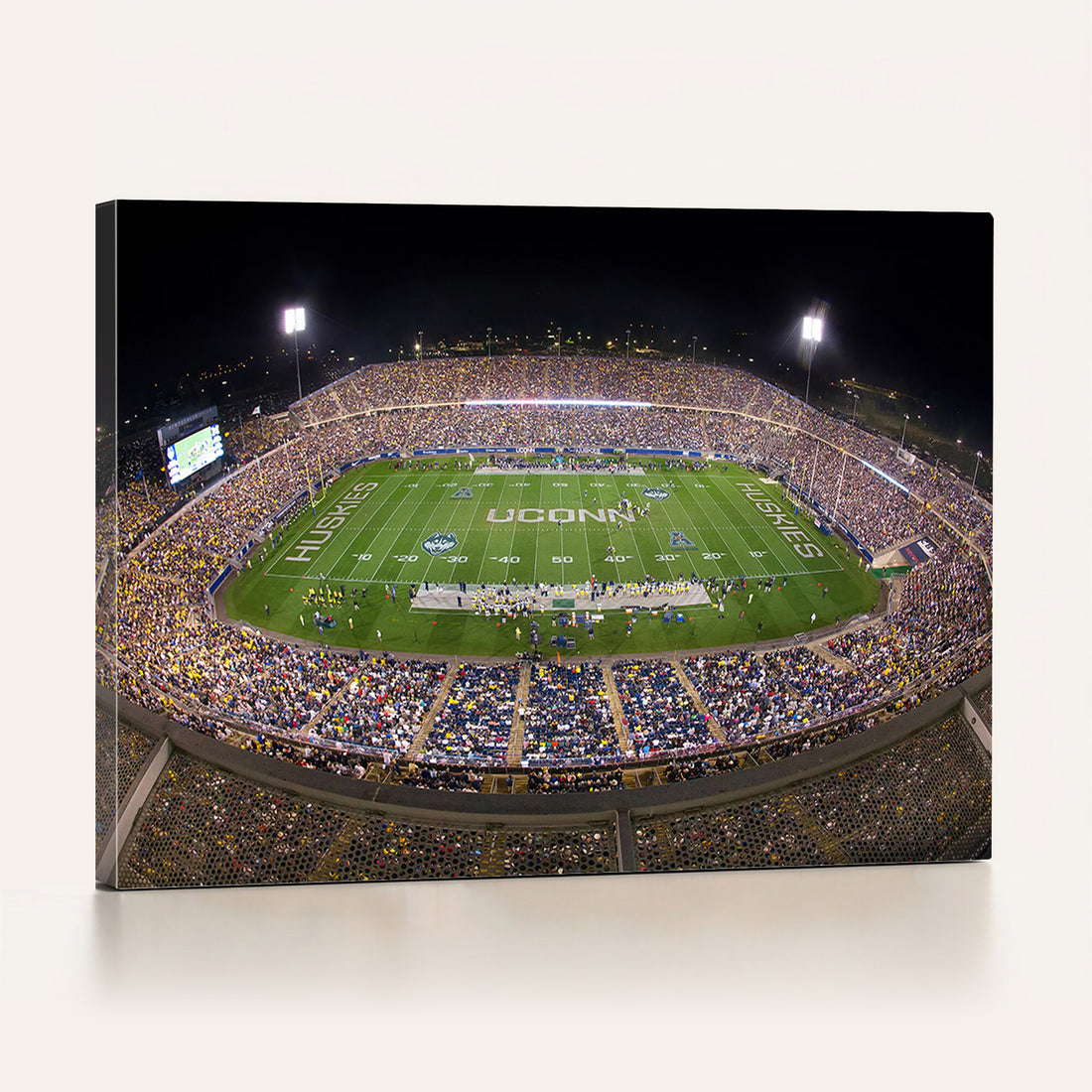 The University of Connecticut UCONN Huskies Football Team Print, East Hartford