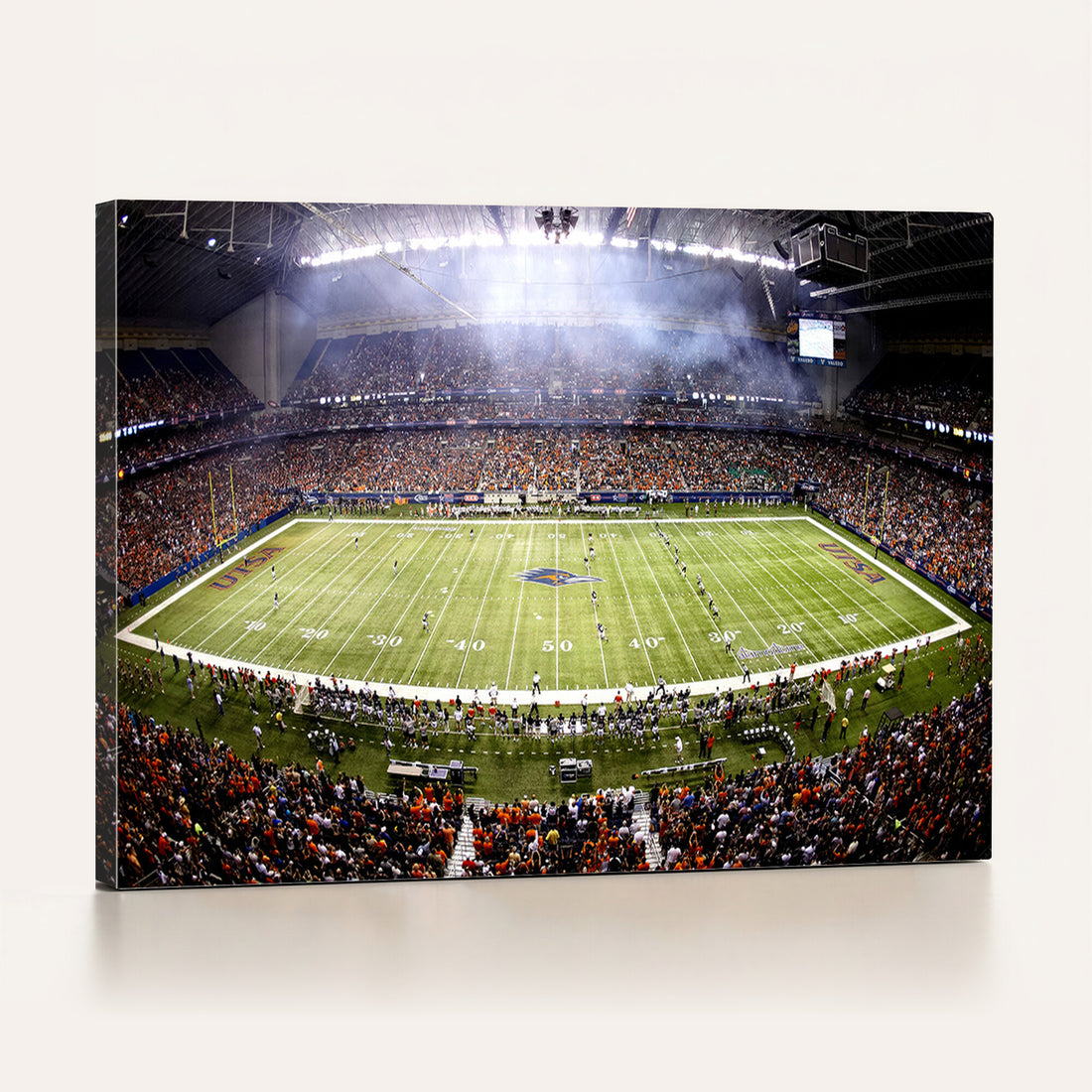The University of Texas at San Antonio Roadrunners Football Team Print, Framed and Ready to Hang