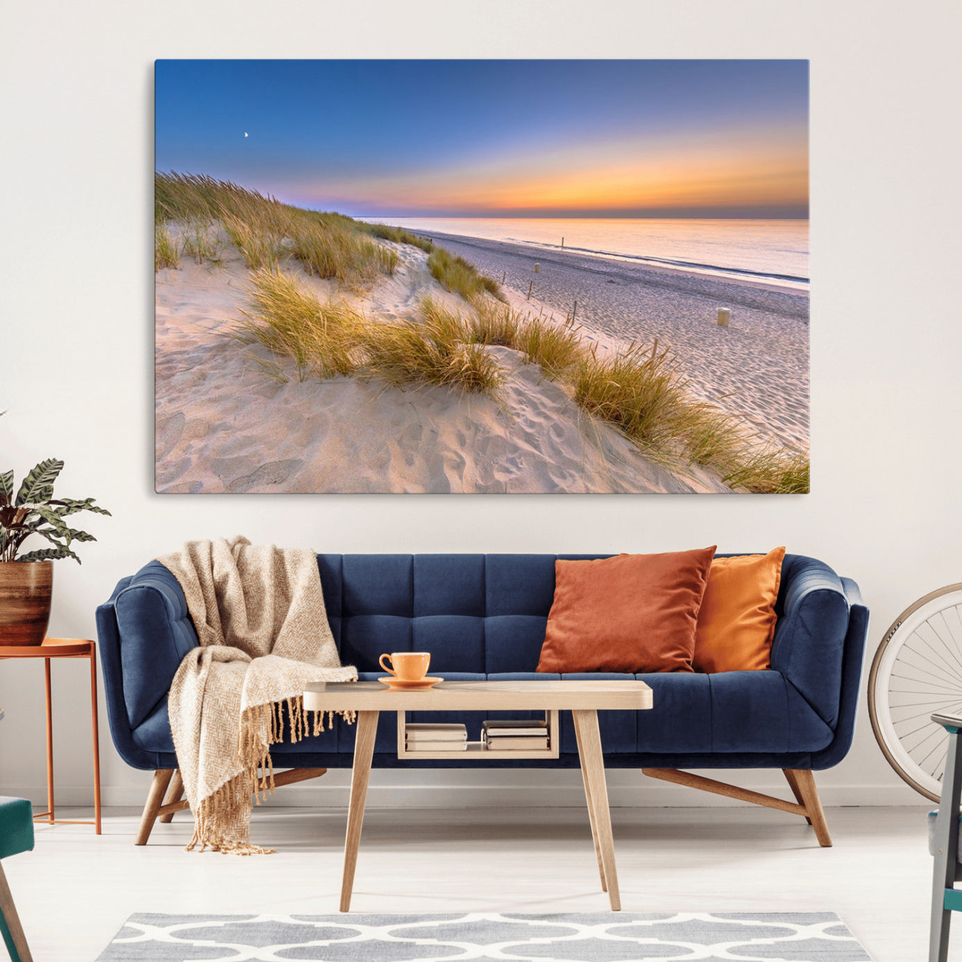 79397-MGV-CV-36X24-Sunrise On The Beach Wall Art Canvas Print