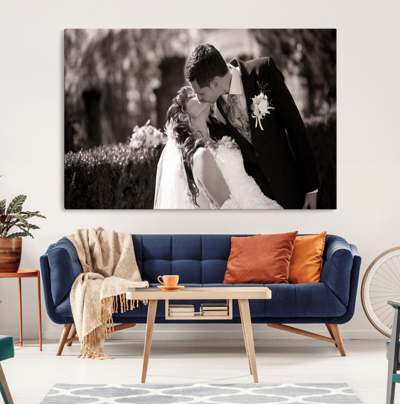 CSTM6030-MGV-CV-36X24-Create Your Own Photo Canvas Print - Personalized Wall Art for Home Decor Wall Art Print, Create
