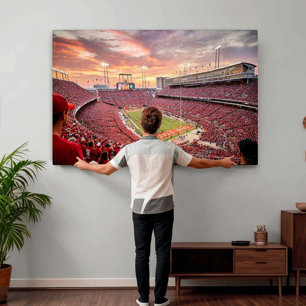 94754966-MGV-CV-36X24 - Stadium Wall Art Canvas Print