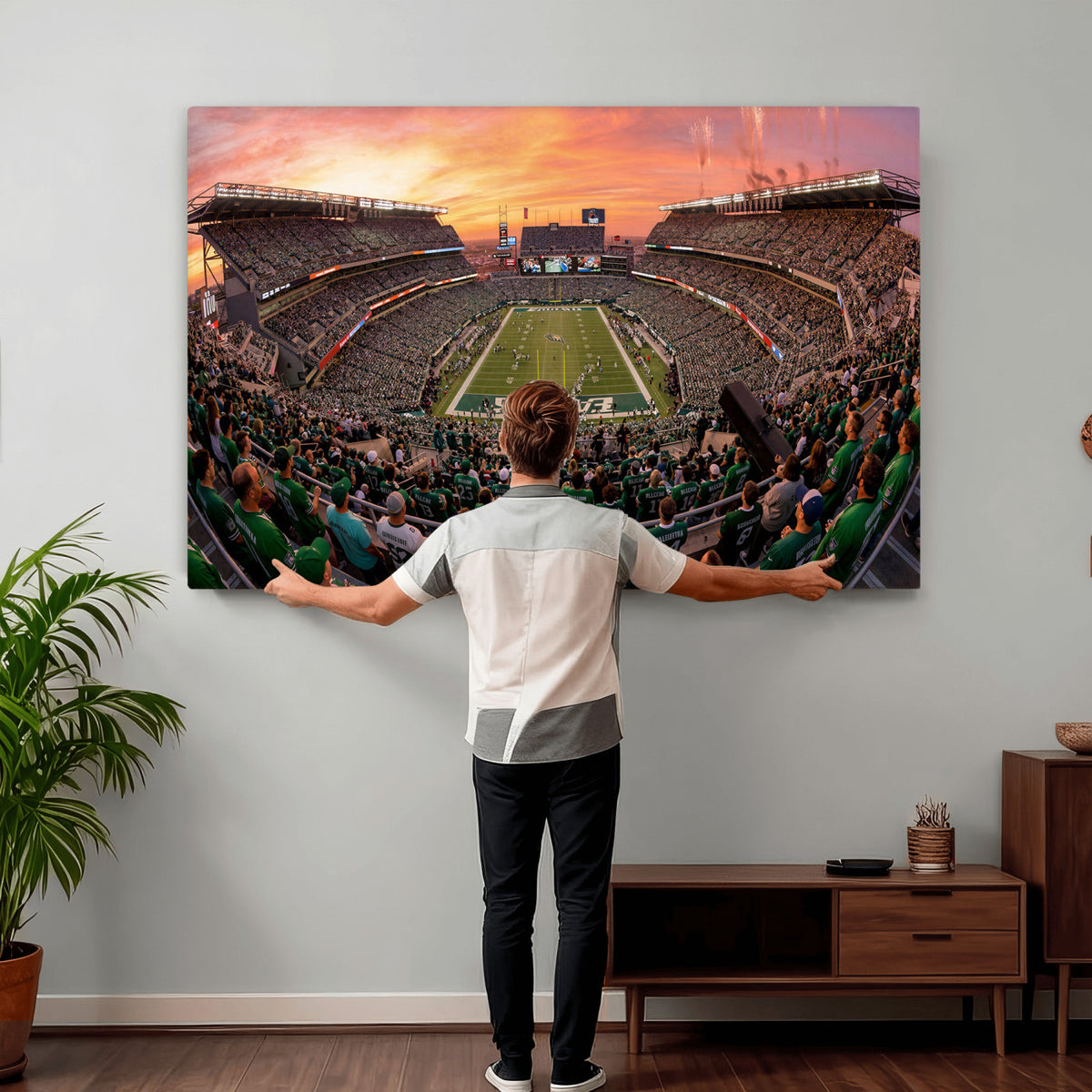 24458374-MGV-CV-36X24 - Stadium Wall Art Canvas Print