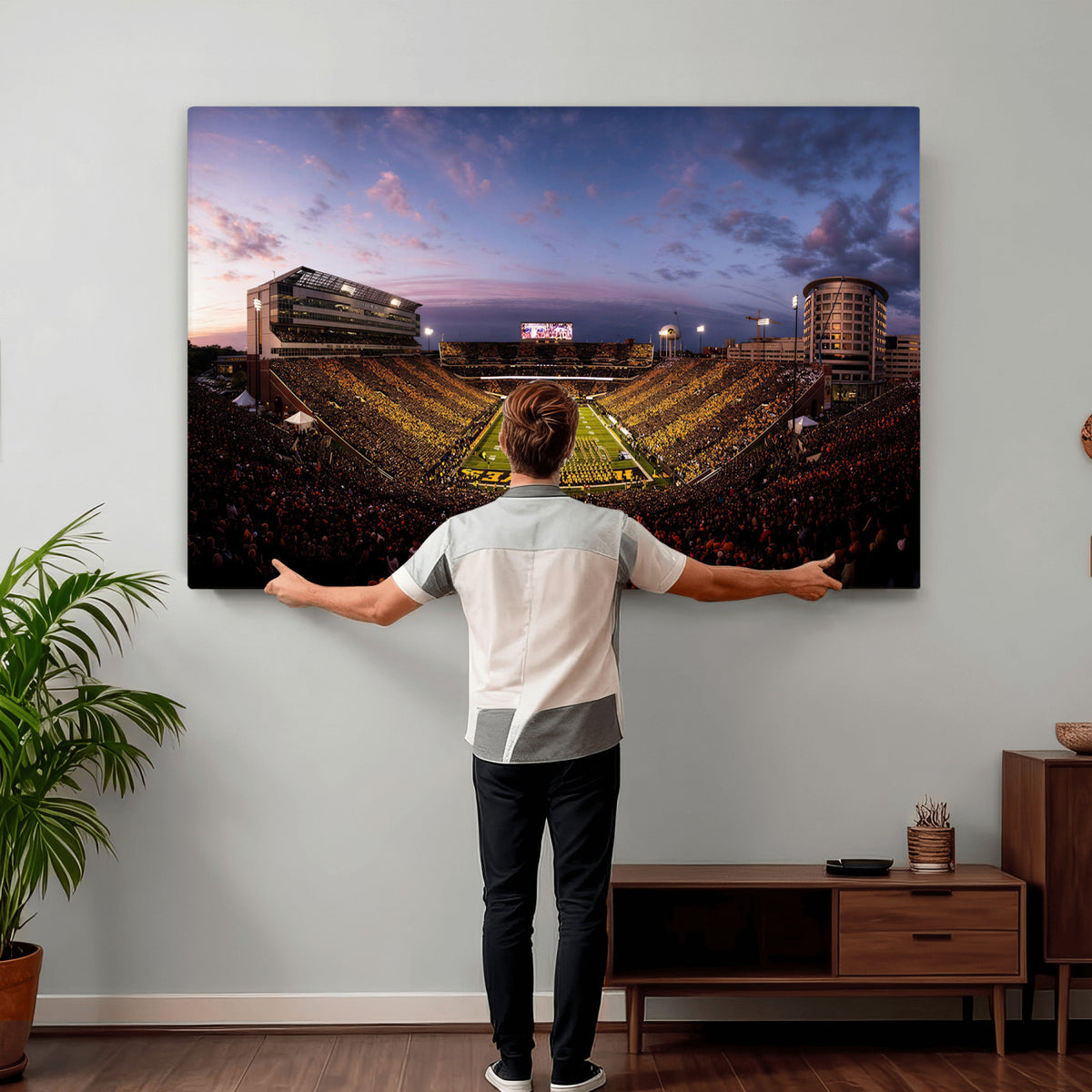 49683861-MGV-CV-36X24 - Stadium Wall Art Canvas Print