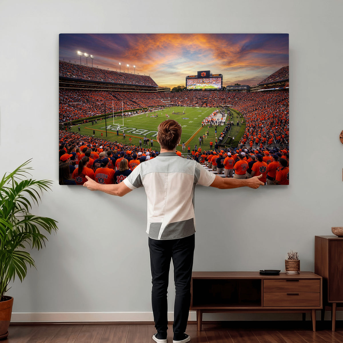 46347891-MGV-CV-36X24 - Stadium Wall Art Canvas Print