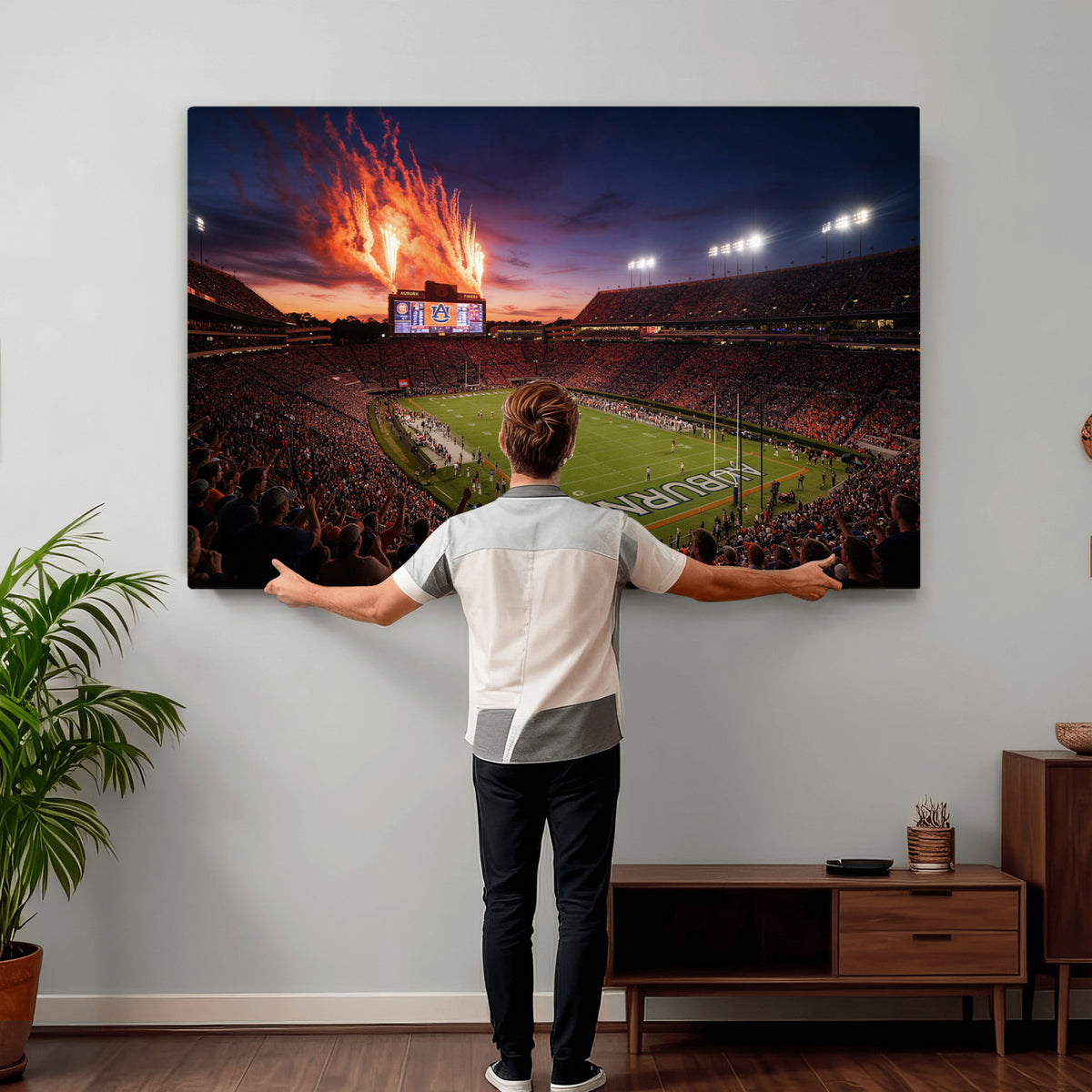 30686080-MGV-CV-36X24 - Stadium Wall Art Canvas Print