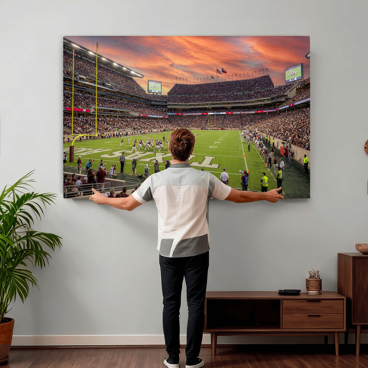 80055809-MGV-CV-36X24 - Stadium Wall Art Canvas Print