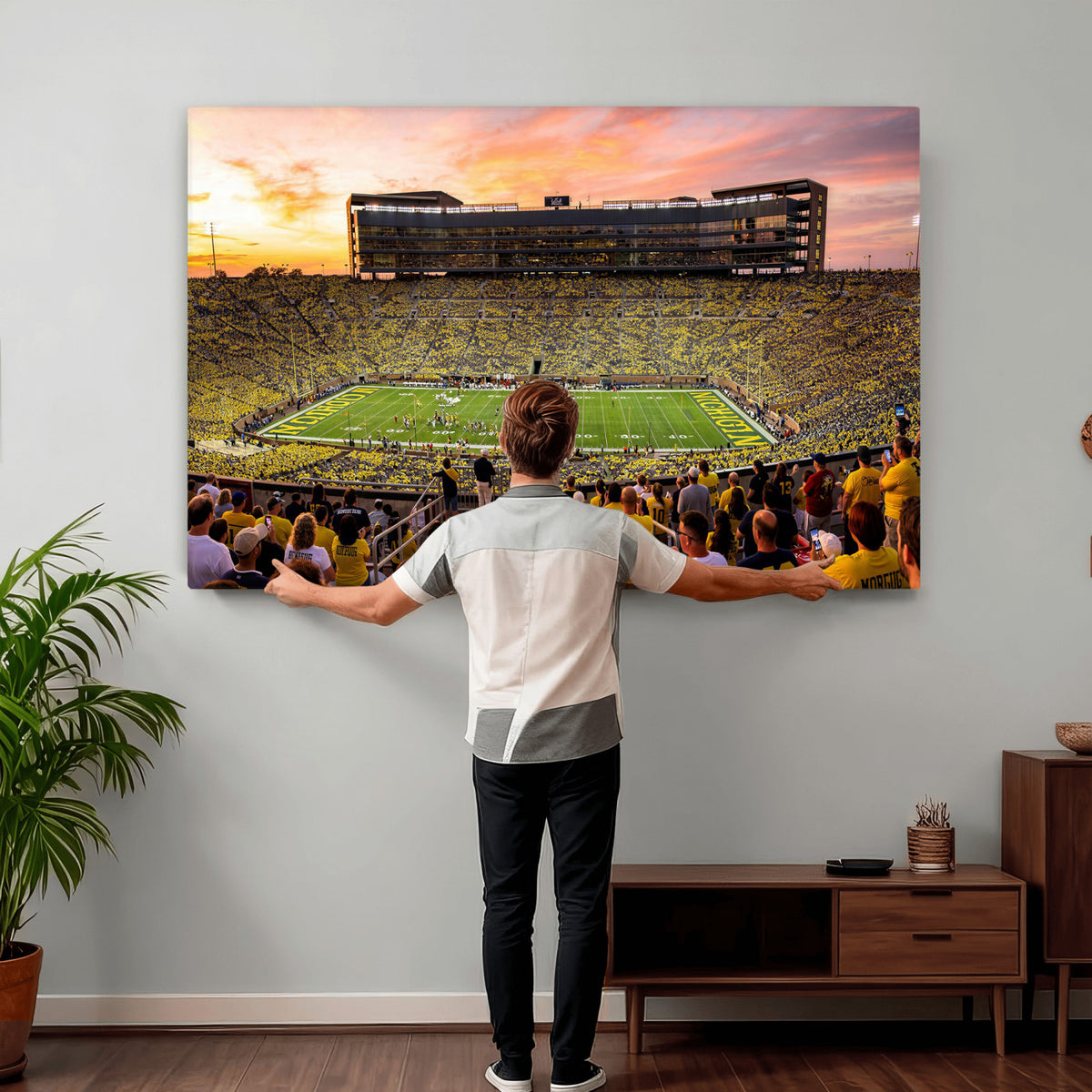 27265223-MGV-CV-36X24 - Stadium Wall Art Canvas Print