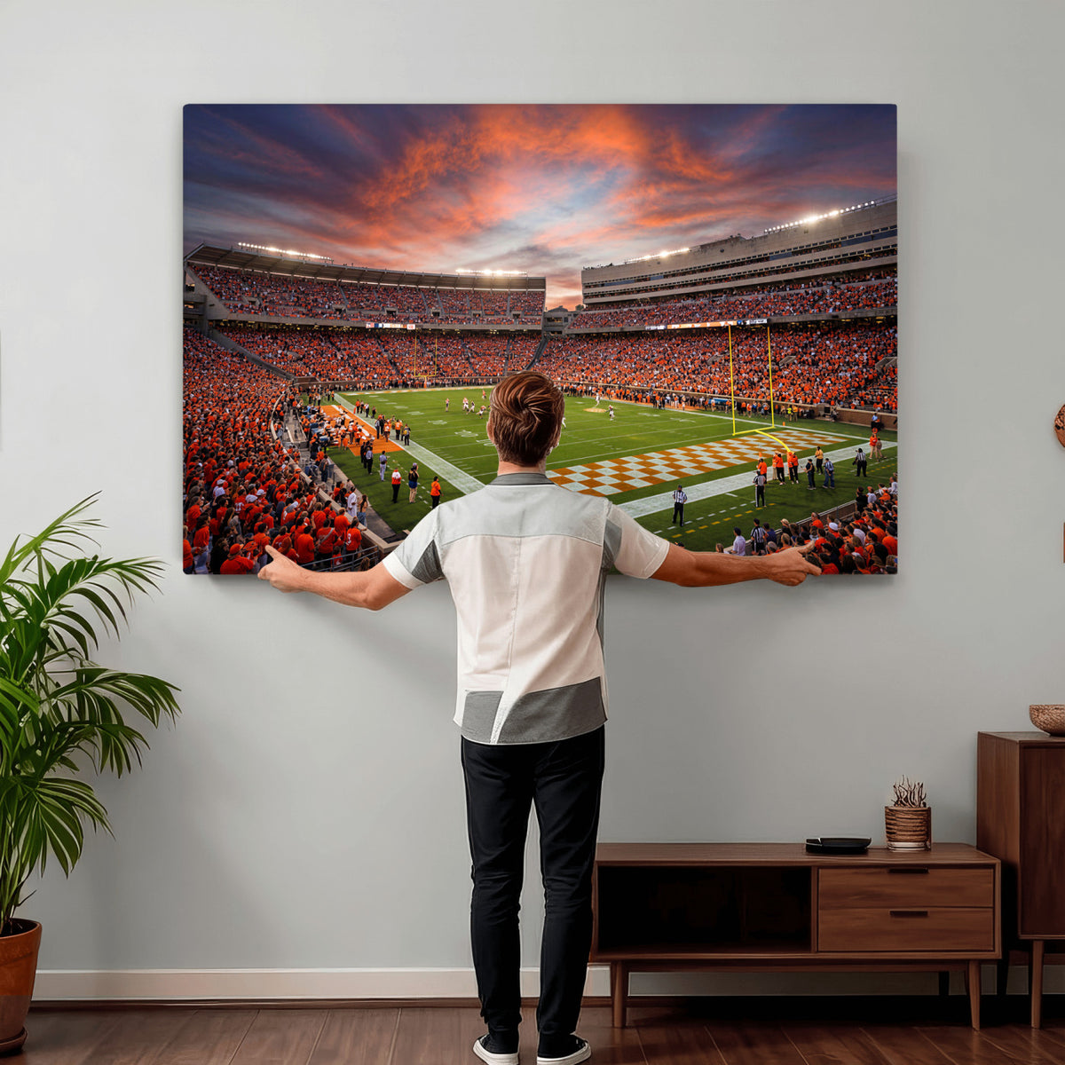 67648335-MGV-CV-36X24 - Stadium Wall Art Canvas Print