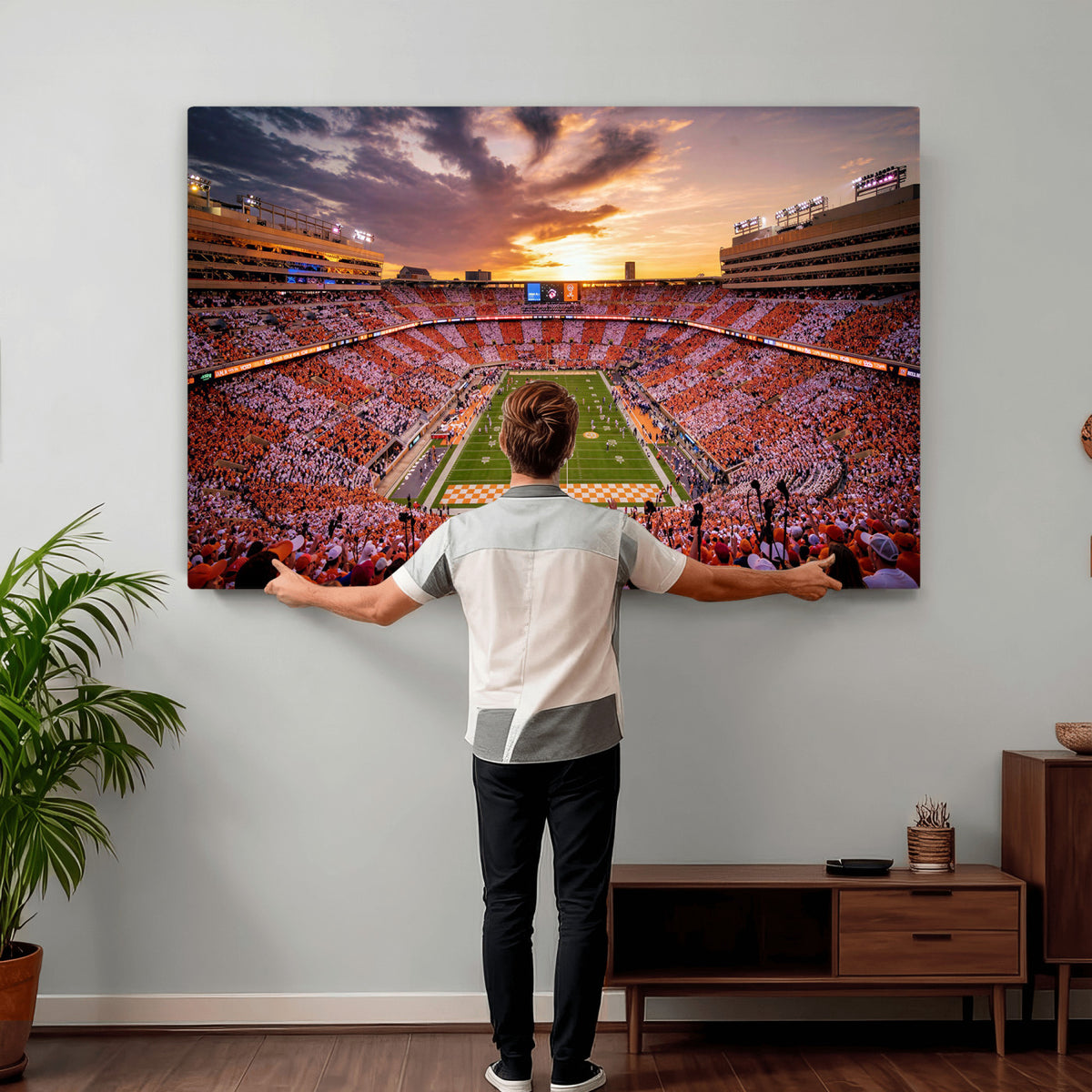 68184875-MGV-CV-36X24 - Stadium Wall Art Canvas Print