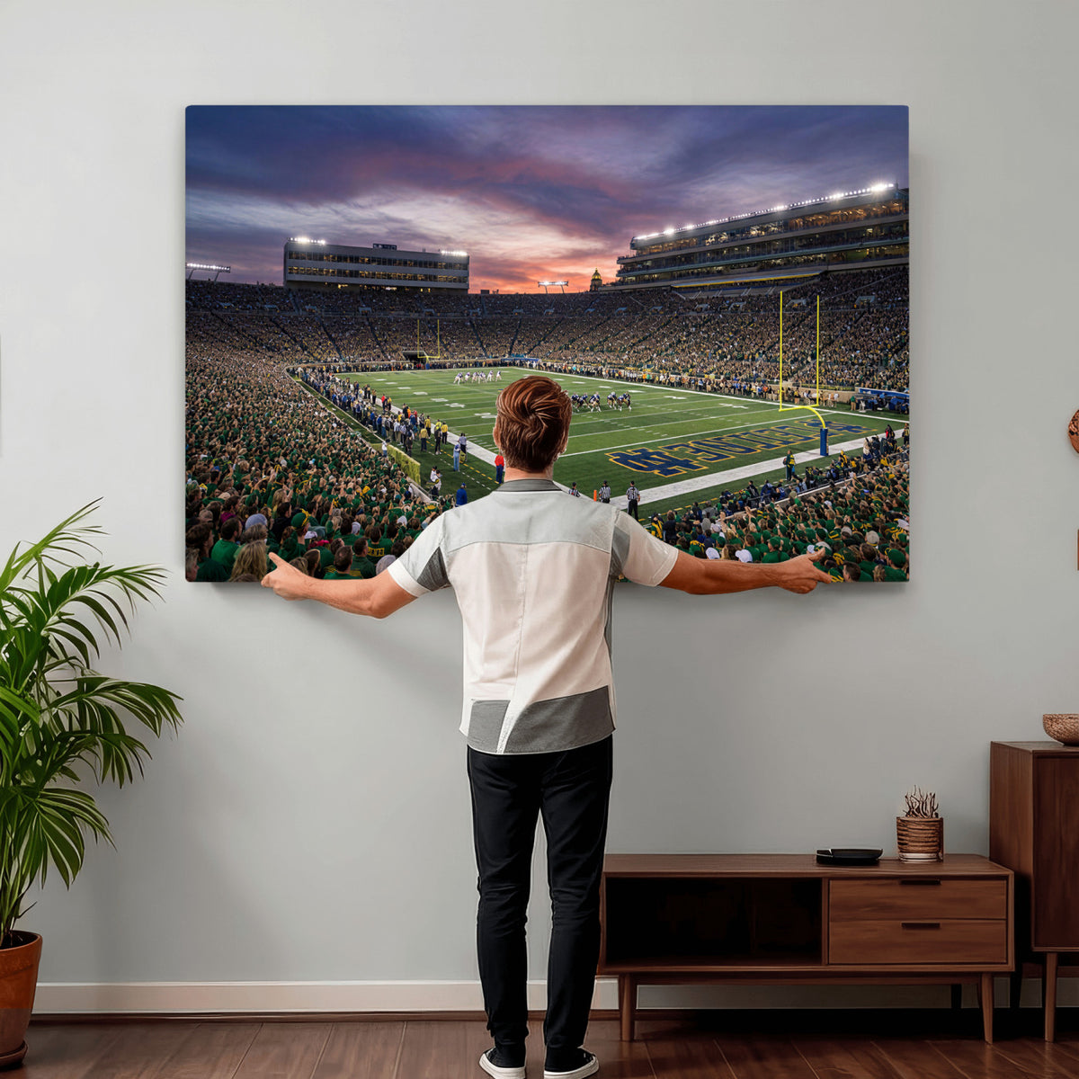 34836892-MGV-CV-36X24 - Stadium Wall Art Canvas Print