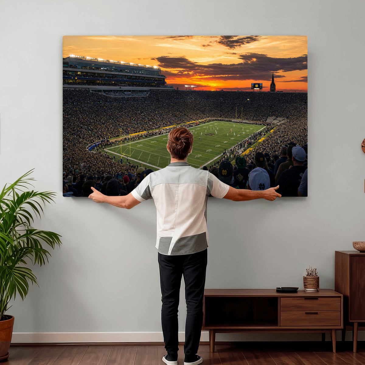 73585402-MGV-CV-36X24 - Stadium Wall Art Canvas Print