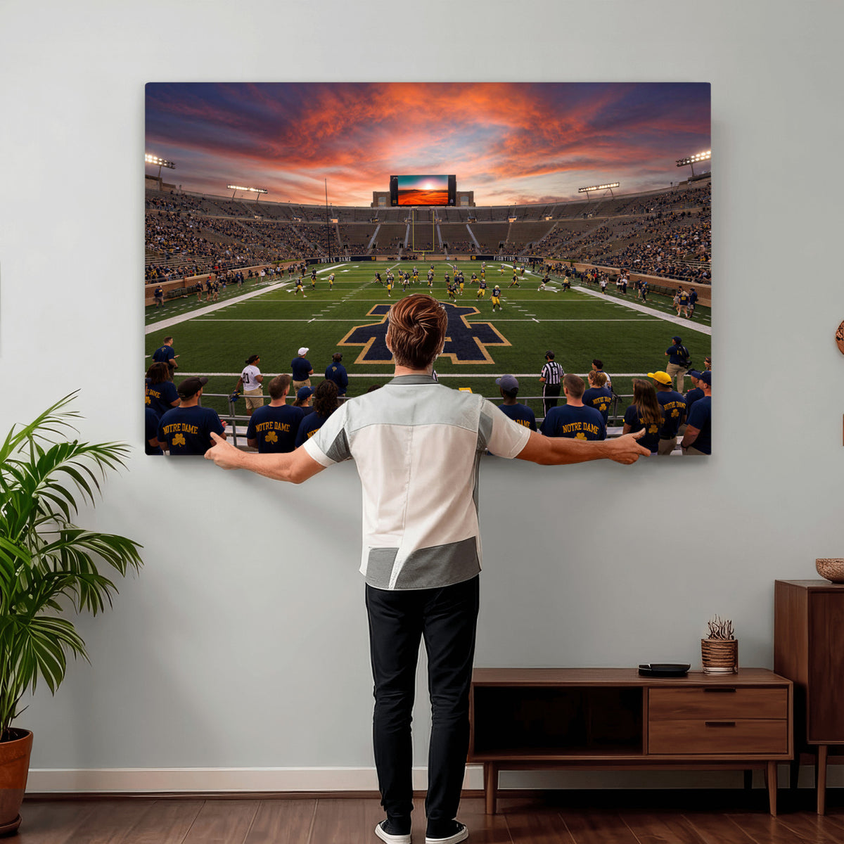 75411323-MGV-CV-36X24 - Stadium Wall Art Canvas Print