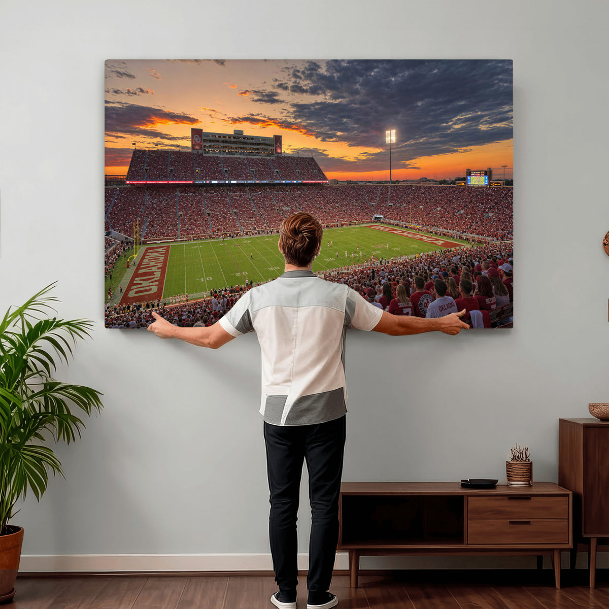 75444407-MGV-CV-36X24 - Stadium Wall Art Canvas Print