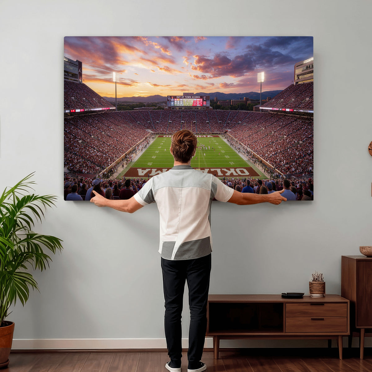 18509931-MGV-CV-36X24 - Stadium Wall Art Canvas Print