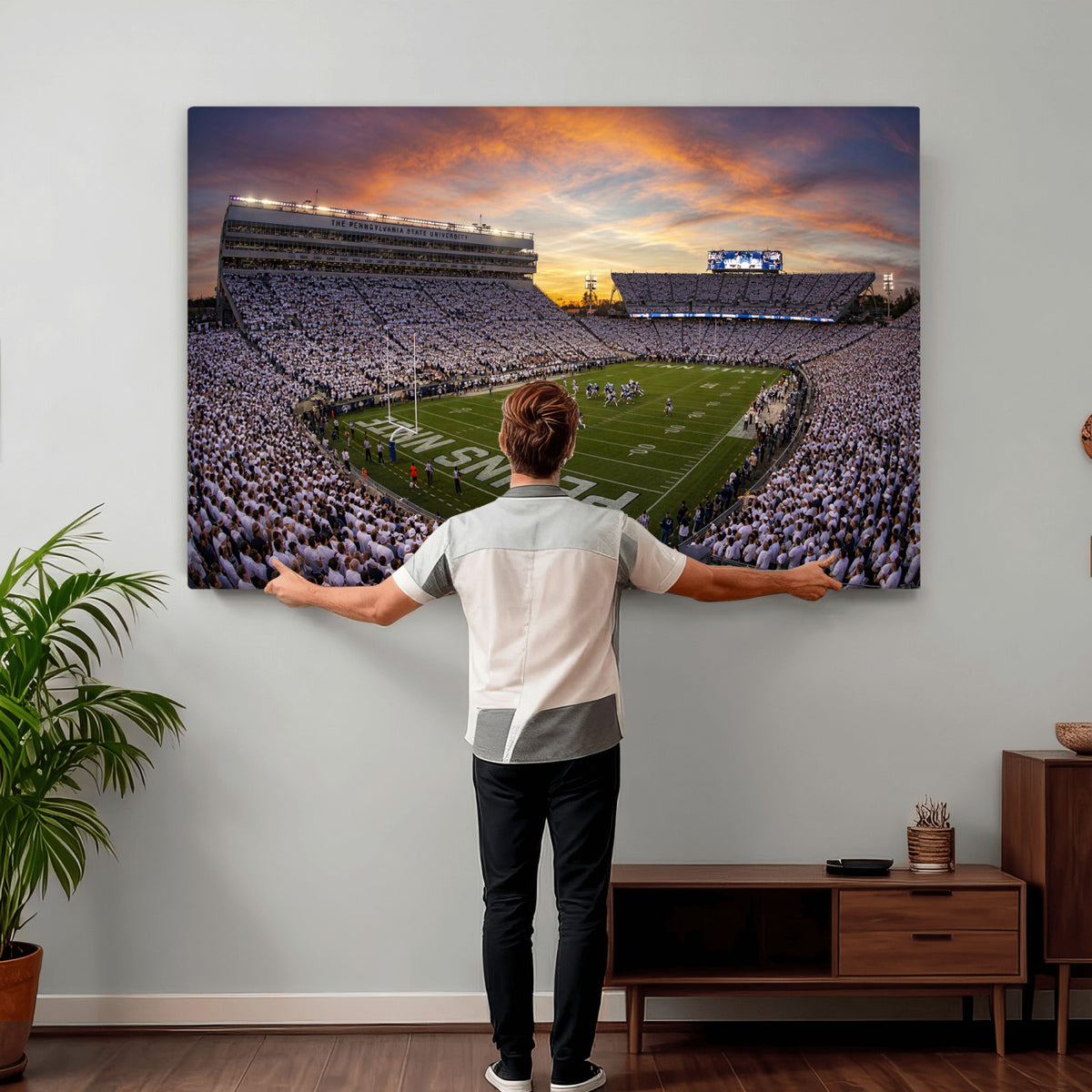 37485833-MGV-CV-36X24 - Stadium Wall Art Canvas Print