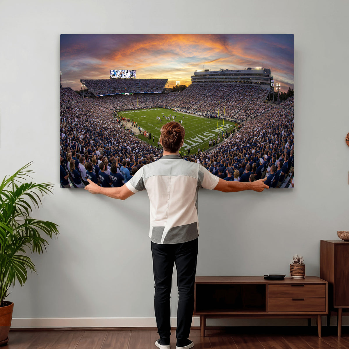 29008668-MGV-CV-36X24 - Stadium Wall Art Canvas Print