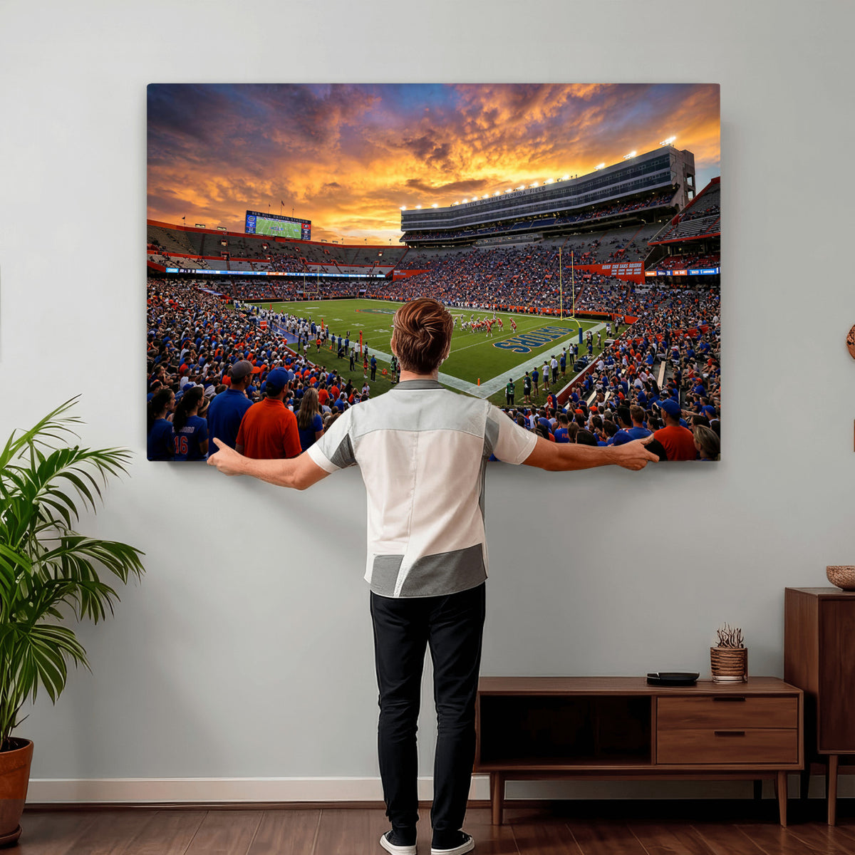 23829865-MGV-CV-36X24 - Stadium Wall Art Canvas Print