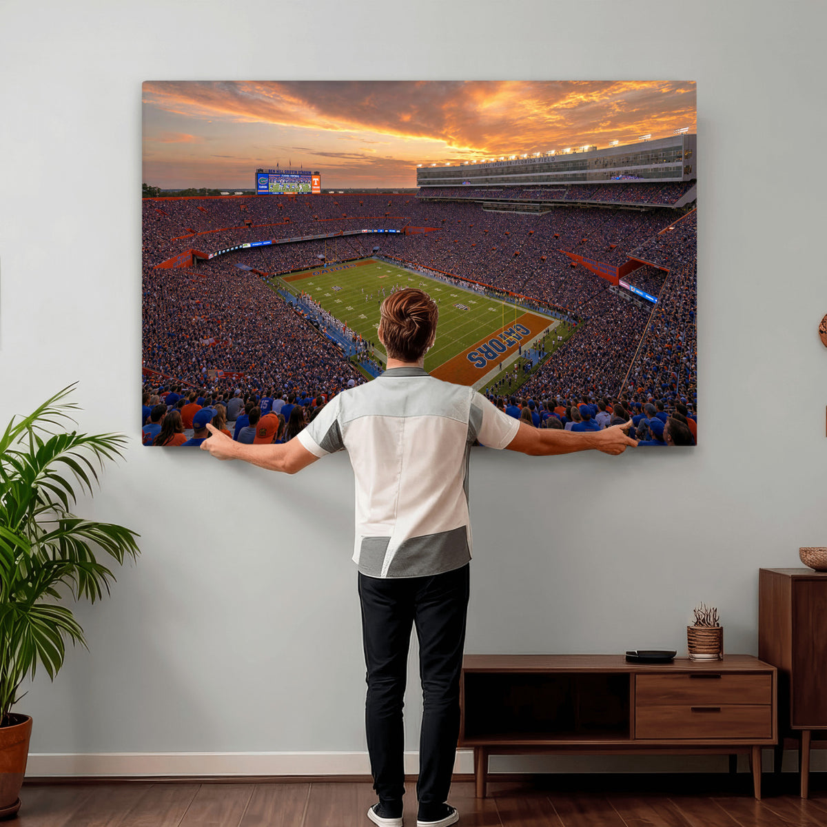 48009171-MGV-CV-36X24 - Stadium Wall Art Canvas Print