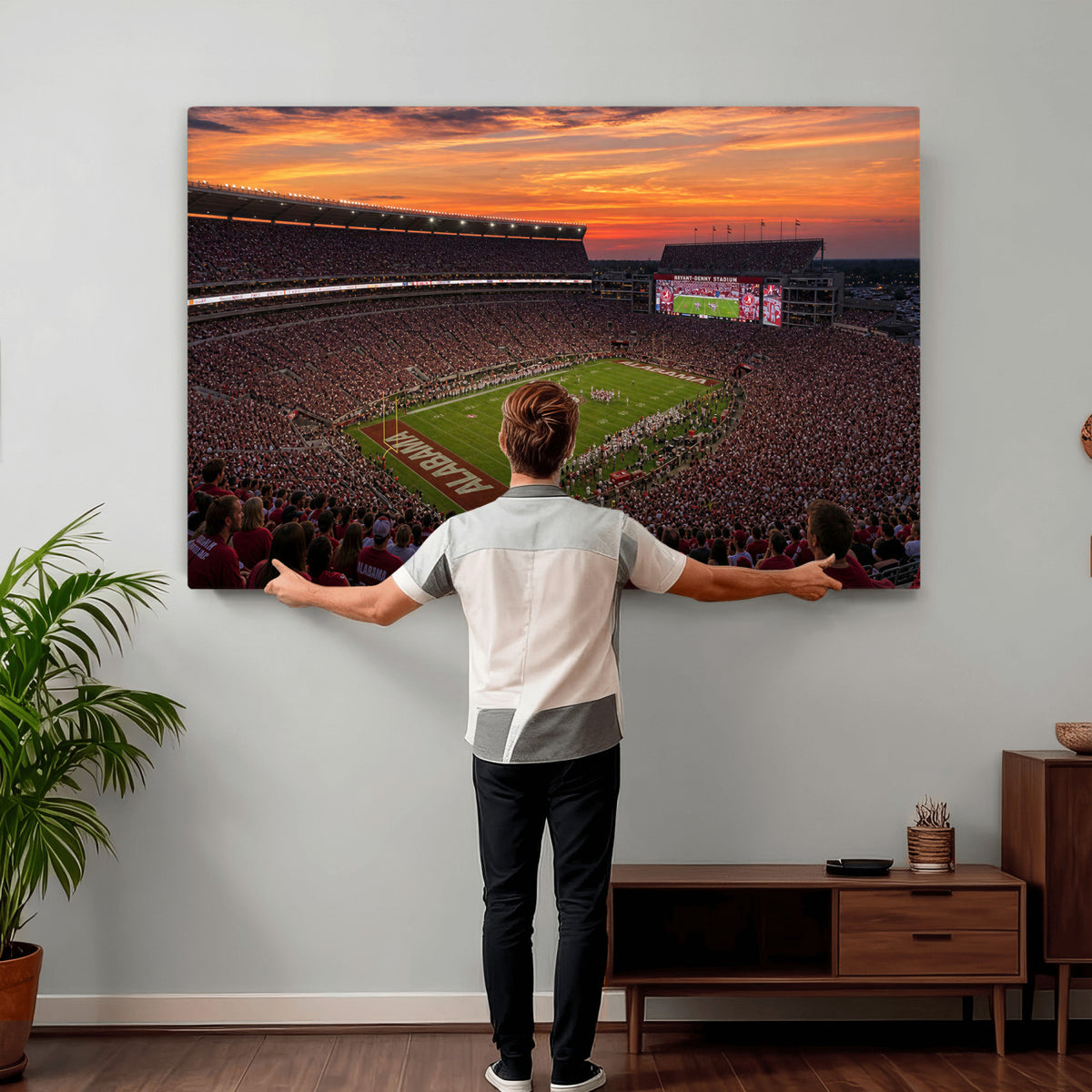 91782096-MGV-CV-36X24 - Stadium Wall Art Canvas Print
