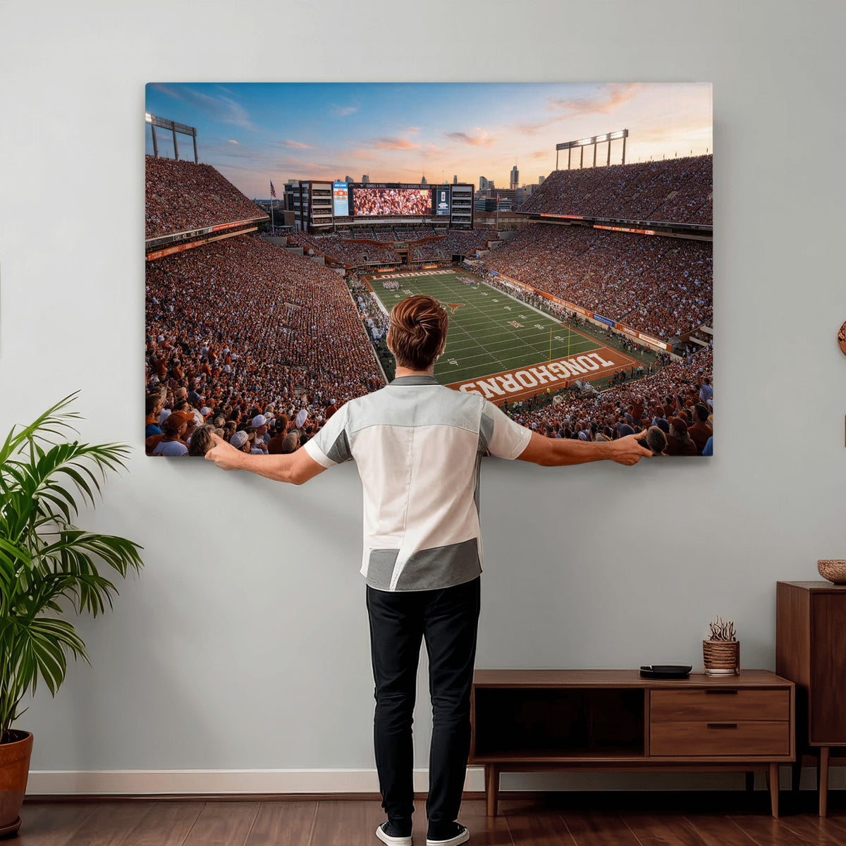41187139-MGV-CV-36X24 - Stadium Wall Art Canvas Print
