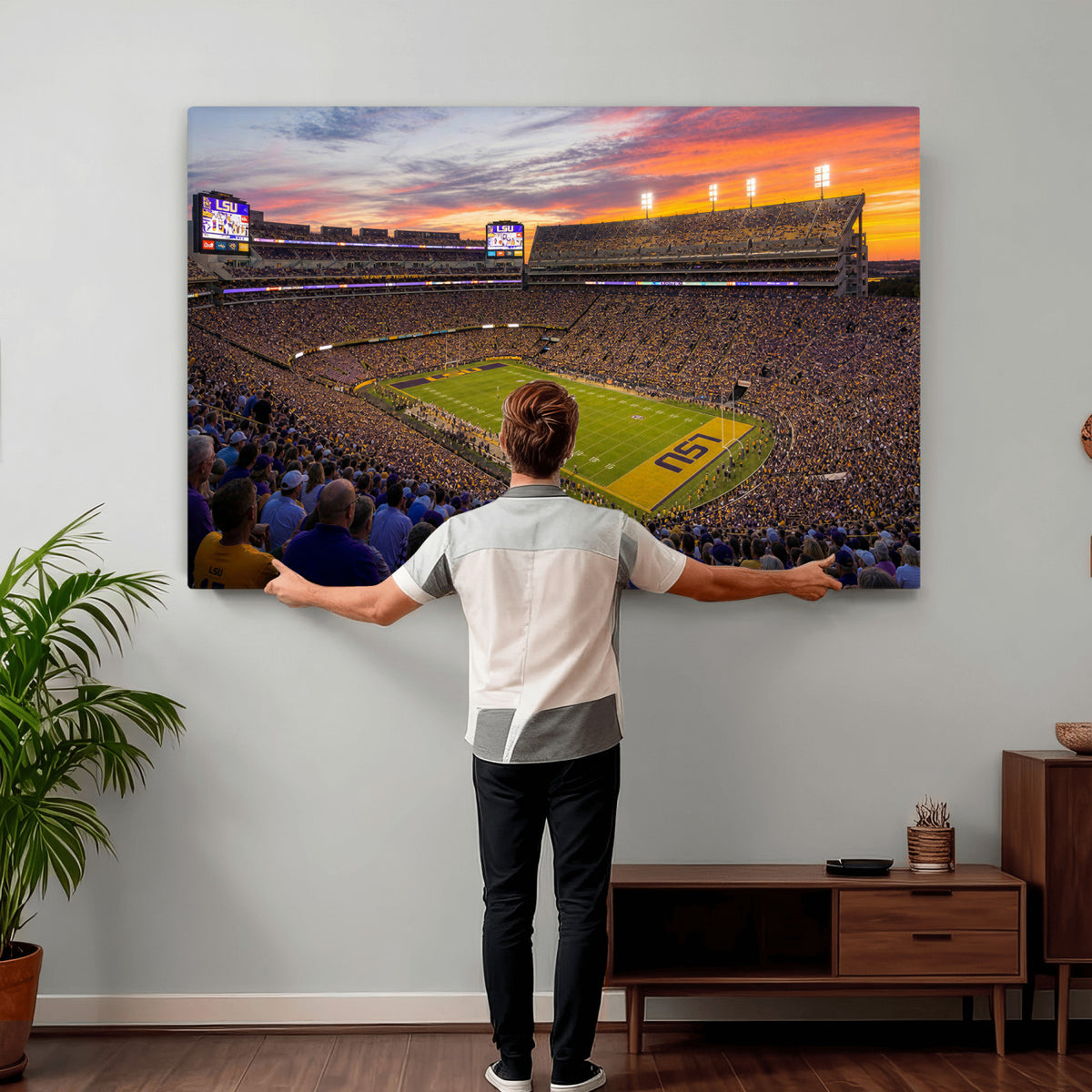 91303167-MGV-CV-36X24 - Stadium Wall Art Canvas Print