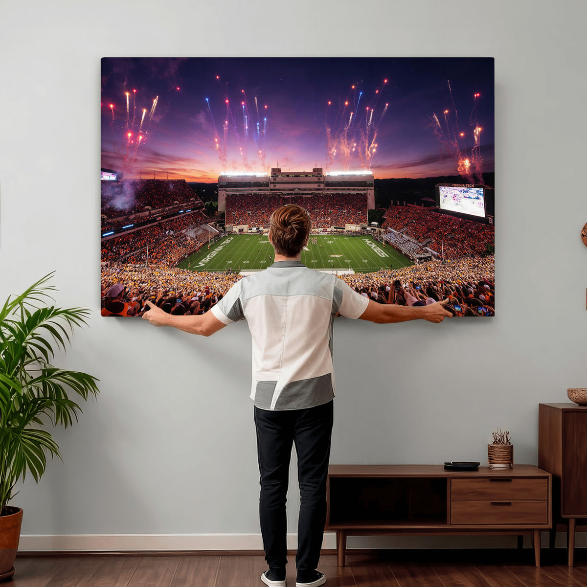 57314829-MGV-CV-36X24 - Stadium Wall Art Canvas Print