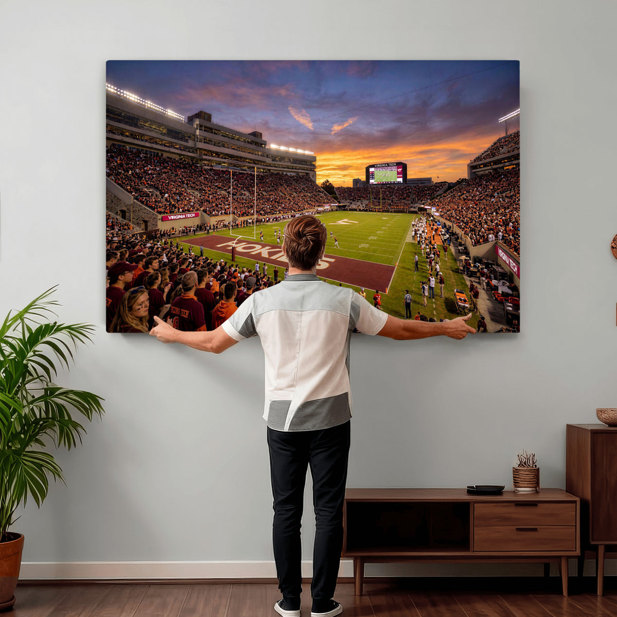 87141841-MGV-CV-36X24 - Stadium Wall Art Canvas Print