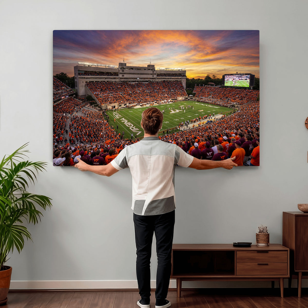 23178259-MGV-CV-36X24 - Stadium Wall Art Canvas Print