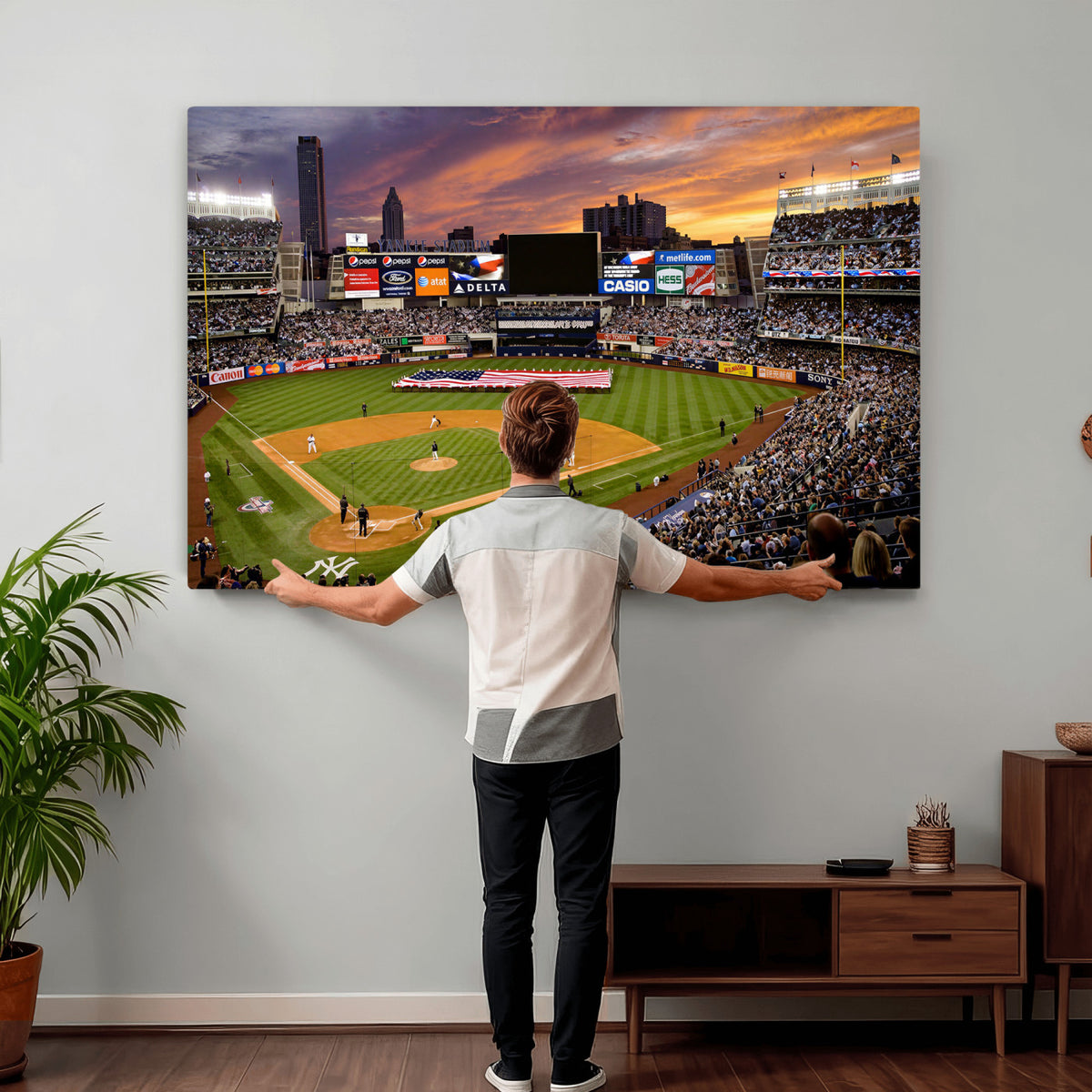 39000124-MGV-CV-36X24 - Stadium Wall Art Canvas Print