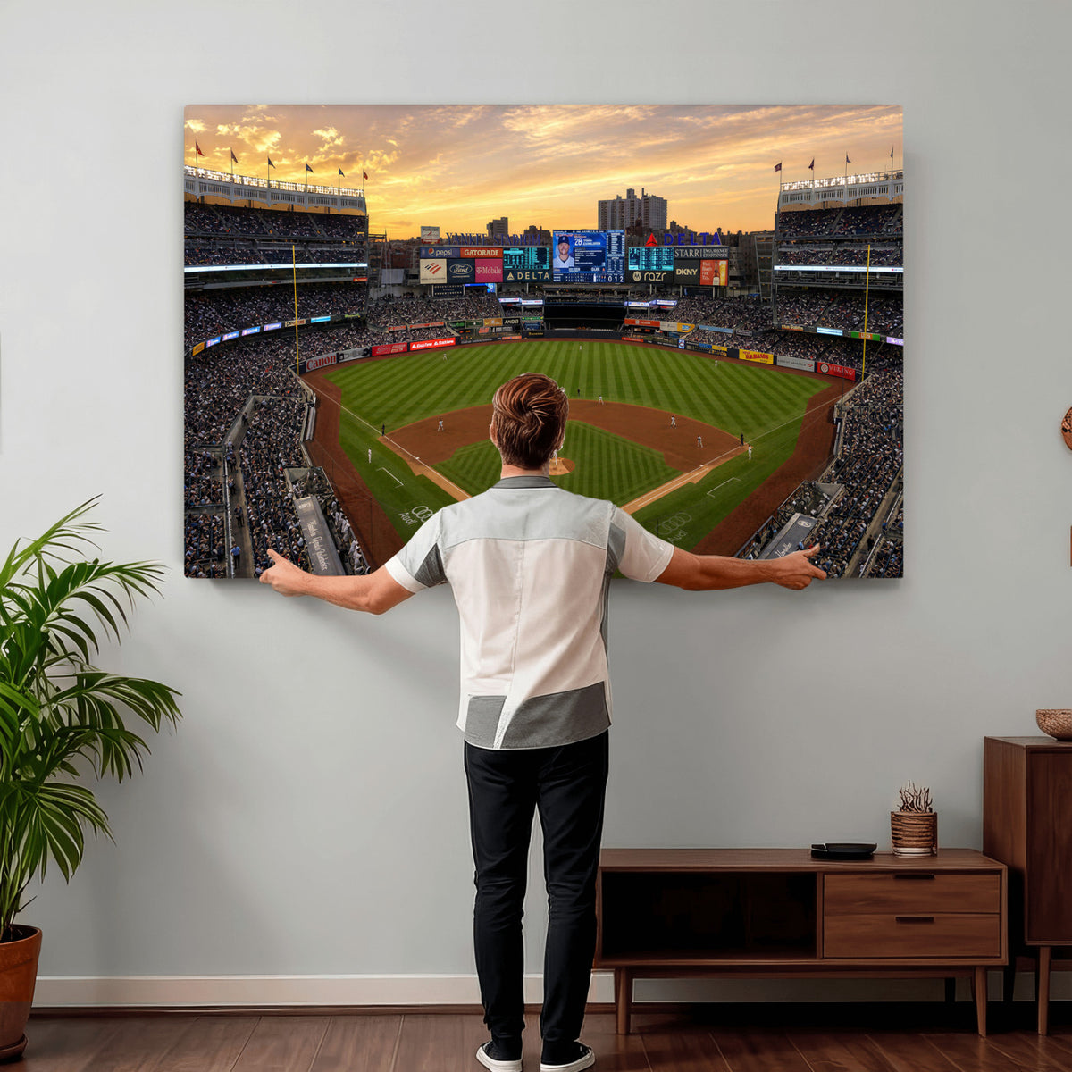 17396699-MGV-CV-36X24 - Stadium Wall Art Canvas Print