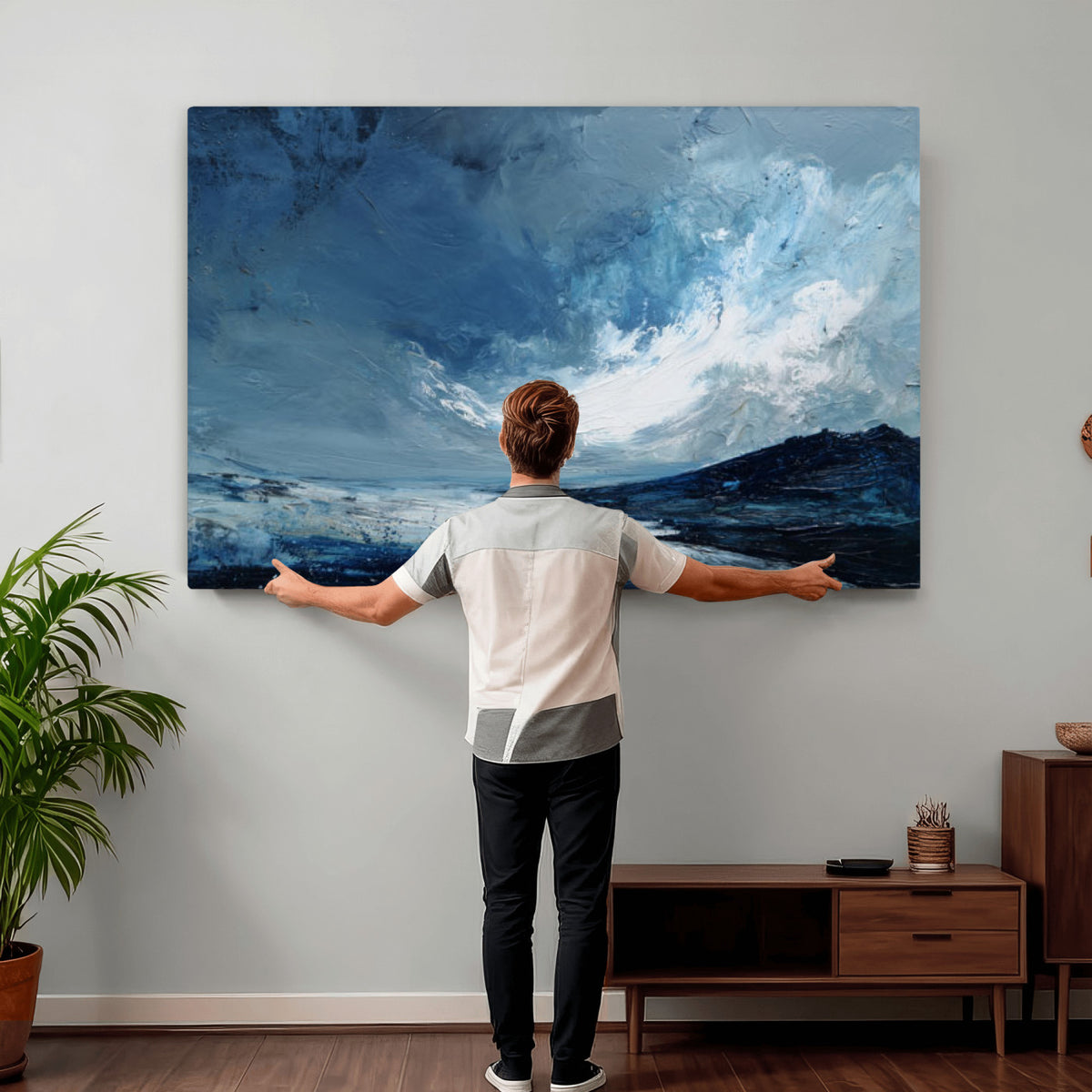 66685630-_Poster-30x20 - Extra Large Abstract Wall Art Canvas Print