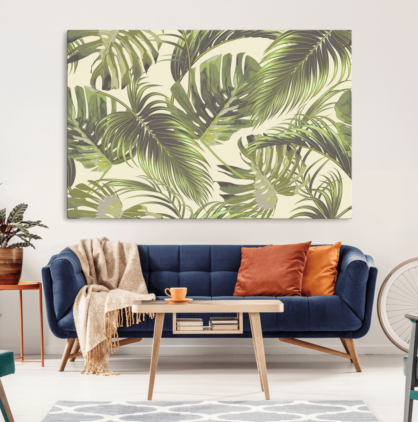 27339-MGV-CV-36X24-Palm Leaves Canvas Print