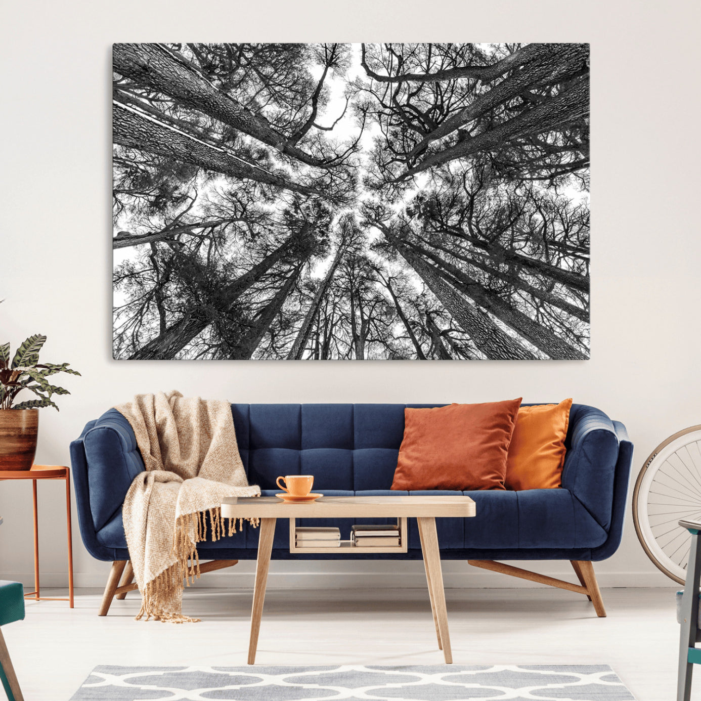 33934-MGV-CV-36X24-Trees Contemporary Art Canvas Print