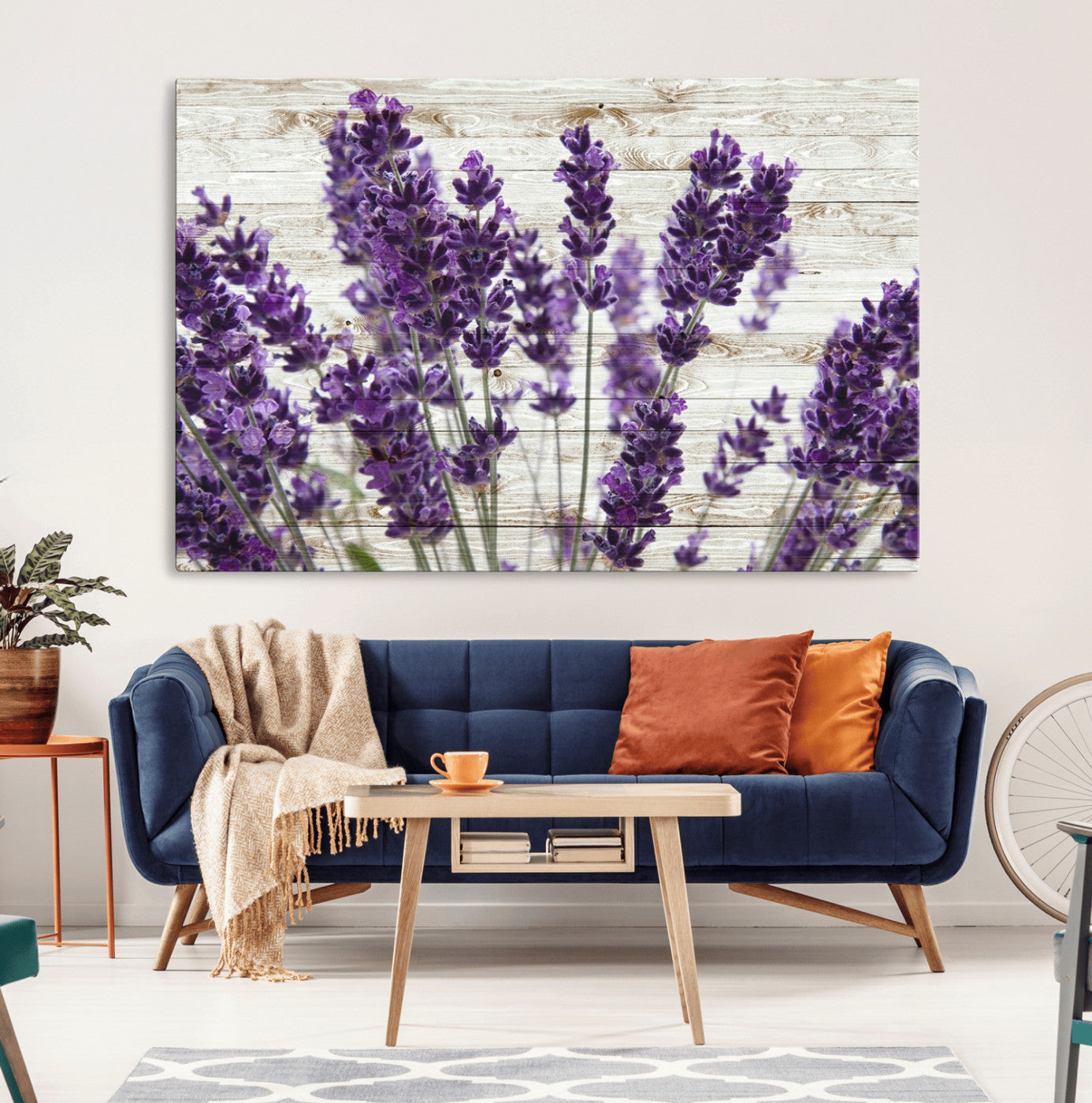 21208-MGV-CV-36X24-Lavender Herb Wall Art Canvas Print