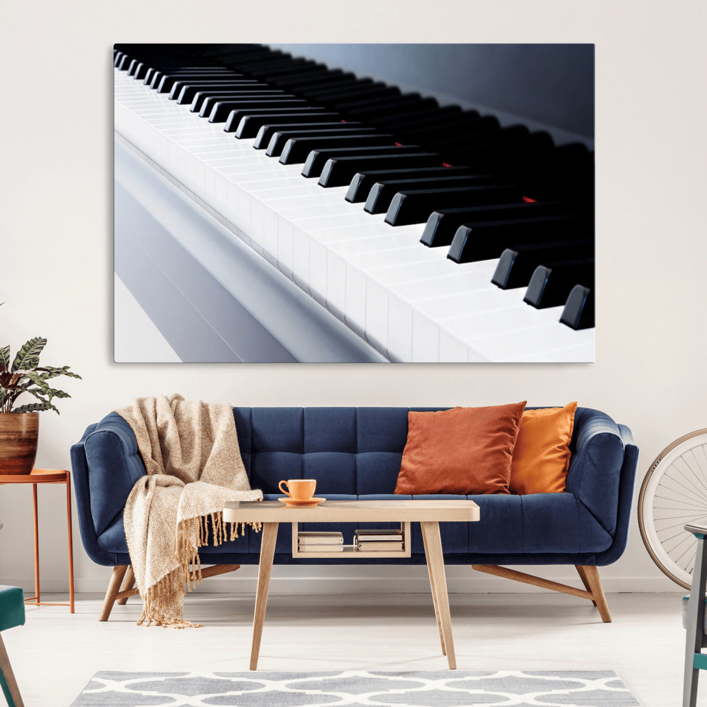 73351-MGV-CV-36X24-Piano Artwork Canvas Wall Art Print