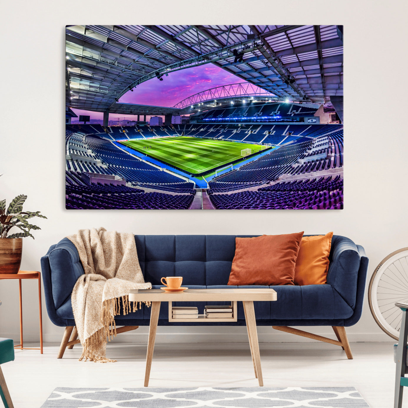 10851-MGV-CV-36X24-FC Porto Soccer Team Print Canvas- Dragon Stadium Wall Art Canvas Print