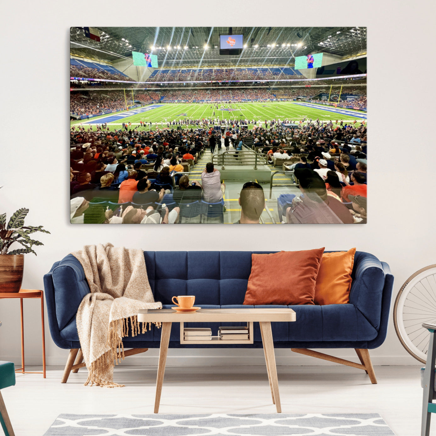 -The University of Texas at San Antonio Roadrunners Football Team Print - San Antonio Alamodome Wall