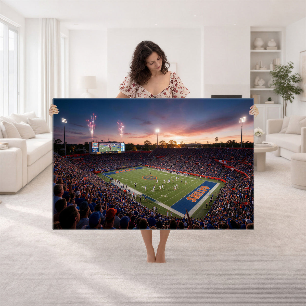 42817292-MGV-CV-36X24 - Stadium Wall Art Canvas Print