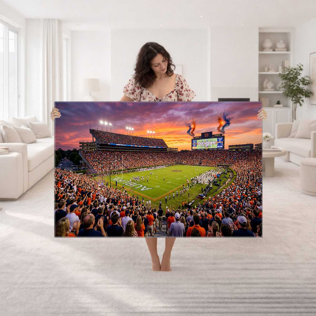 77756715-MGV-CV-36X24 - Stadium Wall Art Canvas Print