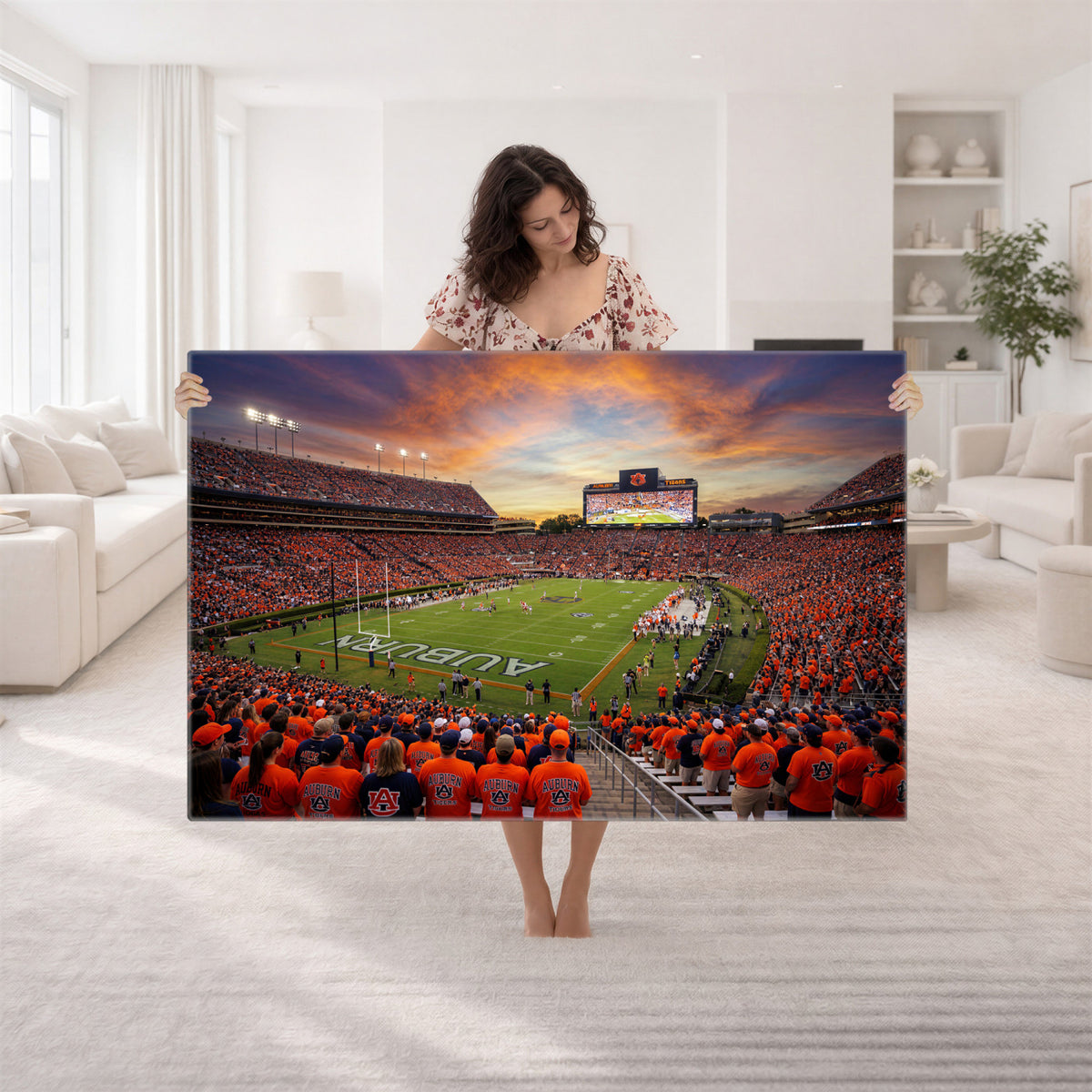 46347891-MGV-CV-36X24 - Stadium Wall Art Canvas Print