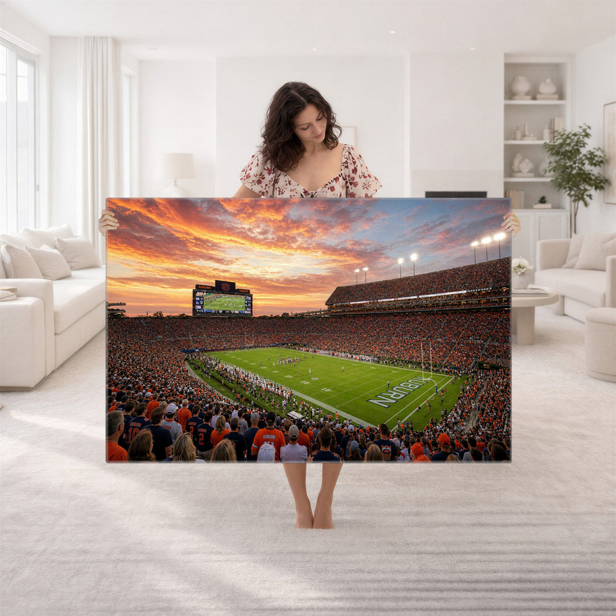 28631591-MGV-CV-36X24 - Stadium Wall Art Canvas Print