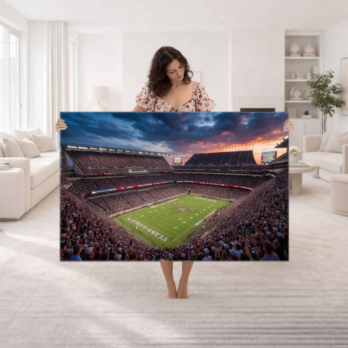 55475837-MGV-CV-36X24 - Stadium Wall Art Canvas Print