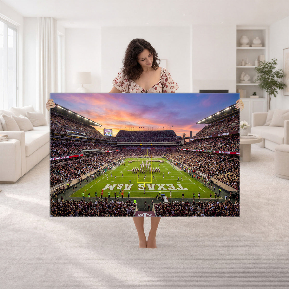 65952219-MGV-CV-36X24 - Stadium Wall Art Canvas Print