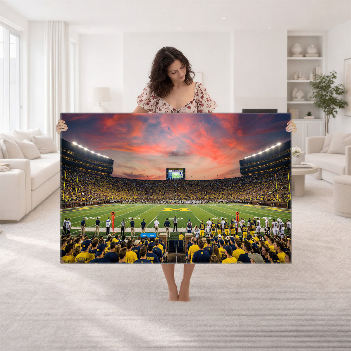 47185949-MGV-CV-36X24 - Stadium Wall Art Canvas Print