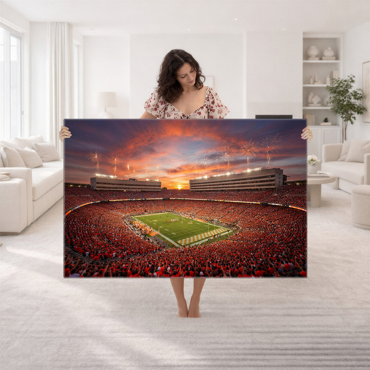 66964685-MGV-CV-36X24 - Stadium Wall Art Canvas Print